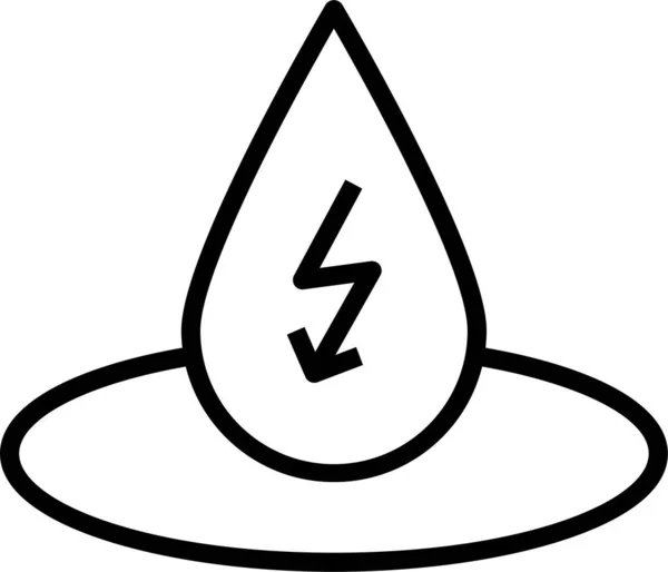 Ikona Úbytku Energie — Stockový vektor