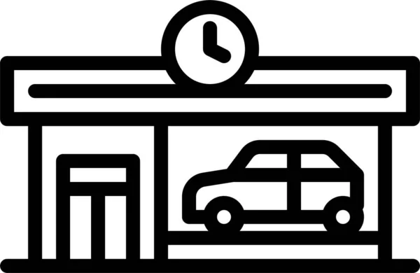 Car Rent Sell Icon — Stock Vector