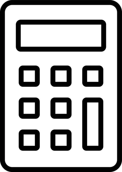 计算器计算财务图标 — 图库矢量图片