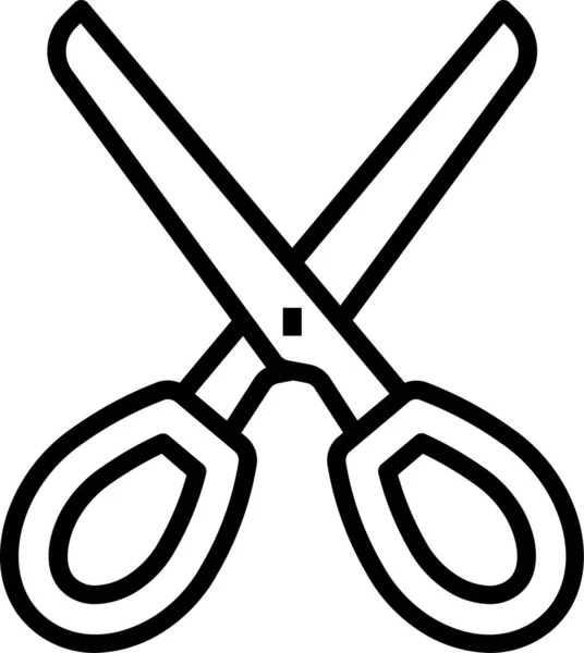 Значок Інструменту Різання Ножиць — стоковий вектор