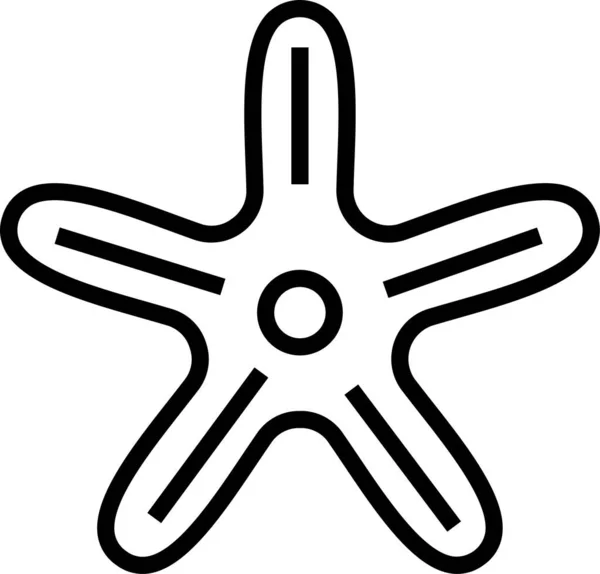 Starfish Ocean Aquarium Icon — Stock Vector