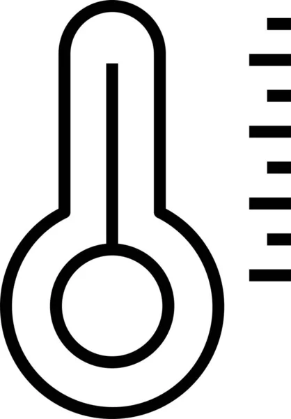 Thermometer Temperatur Grad Symbol — Stockvektor