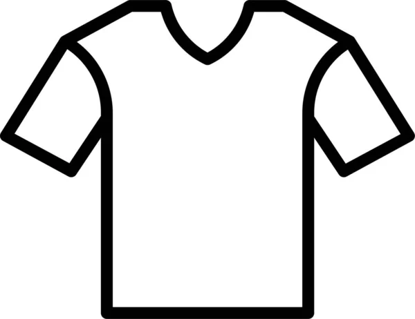Garment Fashion Textile Icon Outline Style — Stock Vector
