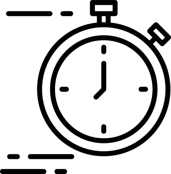Stopwatch Timer Chronometer Pictogram — Stockvector