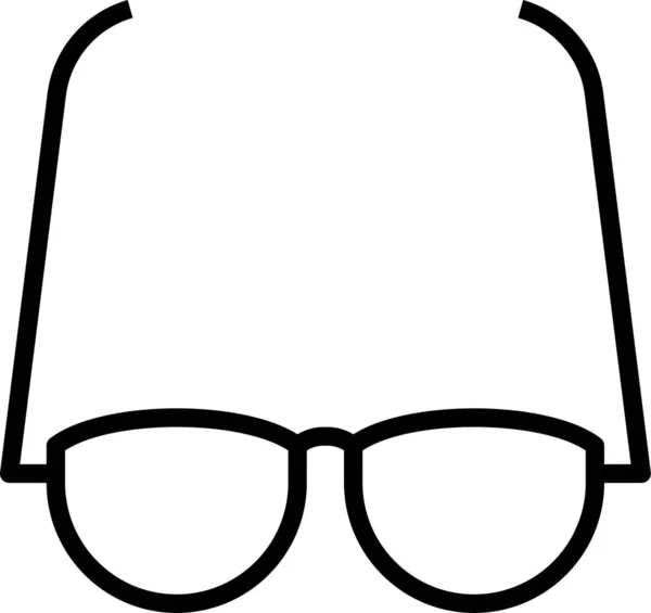 Occhiali Specs Icona Della Moda — Vettoriale Stock
