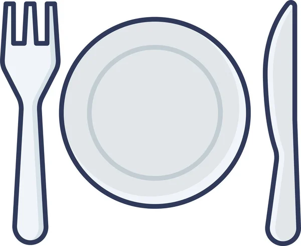 餐桌礼仪图标 — 图库矢量图片