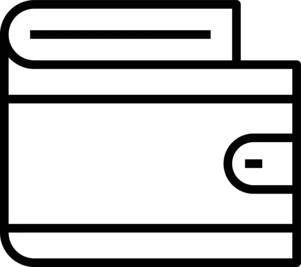 Geldzak Notities Pictogram — Stockvector