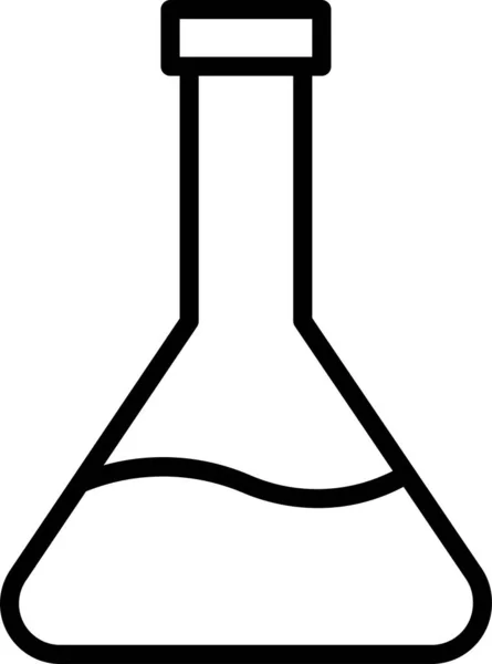 Науковий Експеримент Лабораторний Значок — стоковий вектор