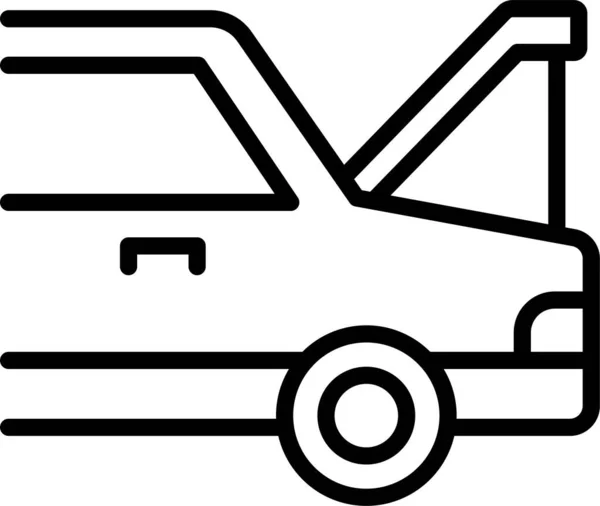 Coche Vehículo Transporte Icono — Archivo Imágenes Vectoriales