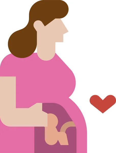 Madre Maternidad Infantil Icono Categoría Avatar — Archivo Imágenes Vectoriales