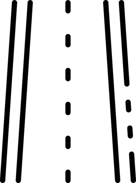 轮廓线式道路路标 — 图库矢量图片