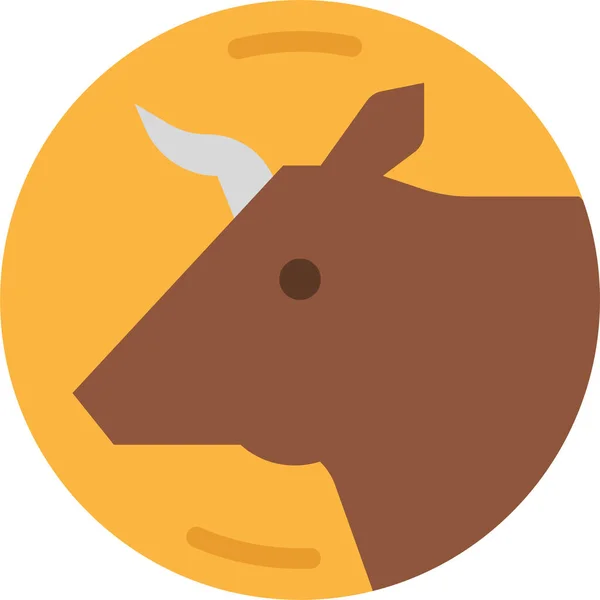 Animal Animals Beef Icon — Stock Vector