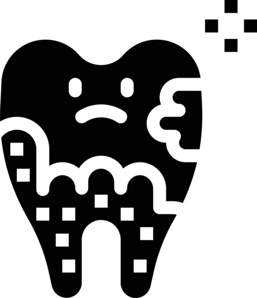 Dentiste Dentiste Icône Des Soins Santé Dans Style Solide — Image vectorielle