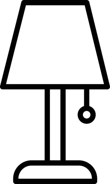 Ikone Der Lampenelektronik — Stockvektor