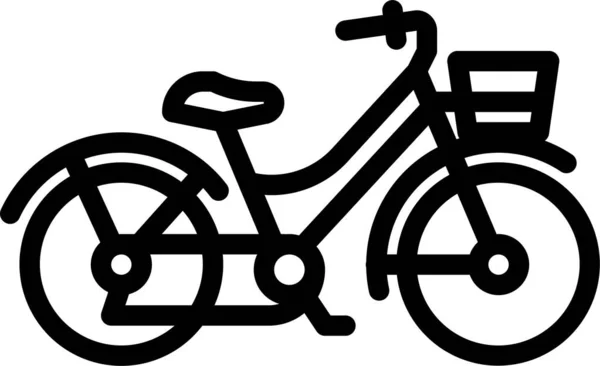 Bisiklet Bisiklet Bisiklet Ikonu — Stok Vektör