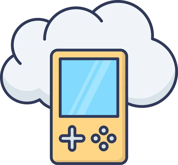 Video Game Portable Icon — Stock Vector