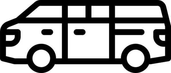 Auto Lieferung Transport Symbol — Stockvektor