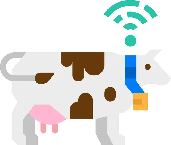 Animal Vaca Alimentación Icono — Archivo Imágenes Vectoriales