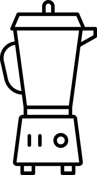 搅拌机厨具家庭图标 — 图库矢量图片