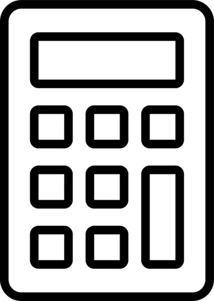 Calculator Calculate Buttons Icon — Stock Vector