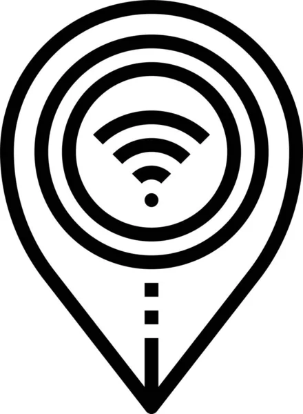 Connectivité Icône Signal Internet — Image vectorielle