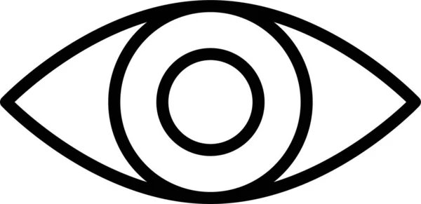 Eye Visible Sid Icon — Stock Vector