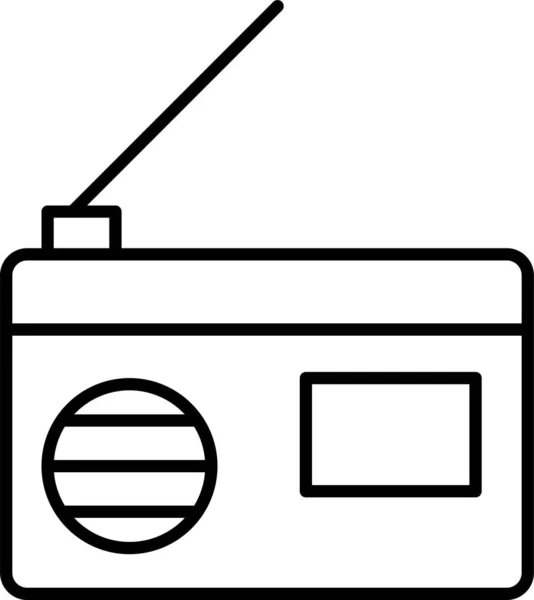 Radyo Teknolojisi Transistör Simgesi — Stok Vektör