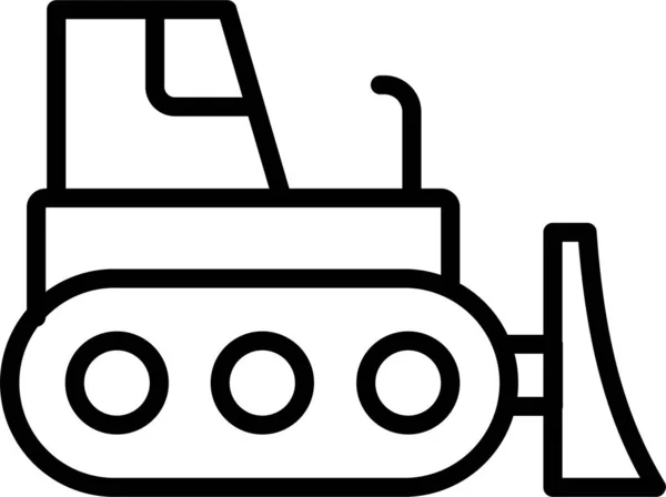 Иконка Крановой Машины Стиле Наброска — стоковый вектор