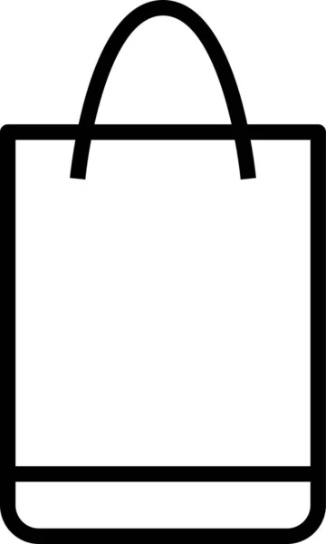 Einkaufstüten Shopper Symbol — Stockvektor