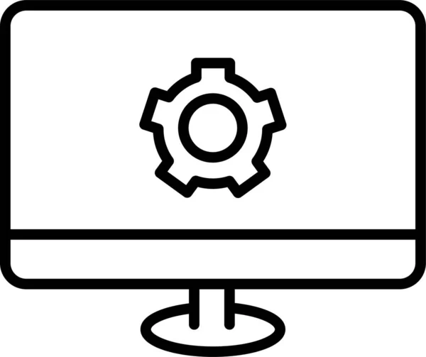 Иконка Технологии Lcd — стоковый вектор