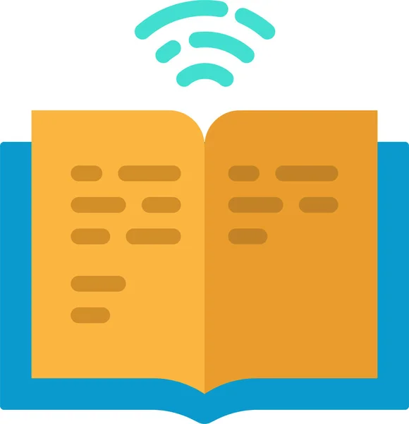 Book Ebook Icône Éducation Dans Catégorie Éducation École Apprentissage — Image vectorielle