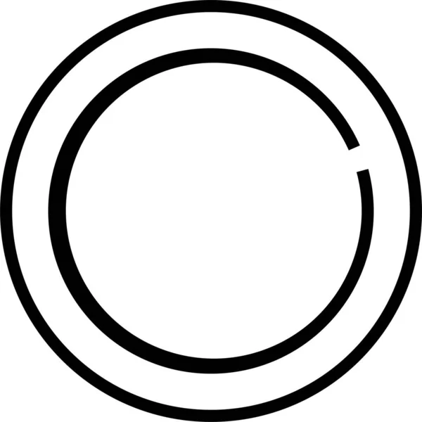 Sonnenesoterisches Horoskop Symbol — Stockvektor