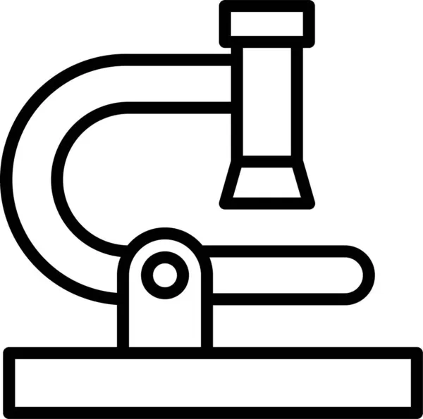 Icono Ciencia Observación Médica Estilo Esquema — Archivo Imágenes Vectoriales