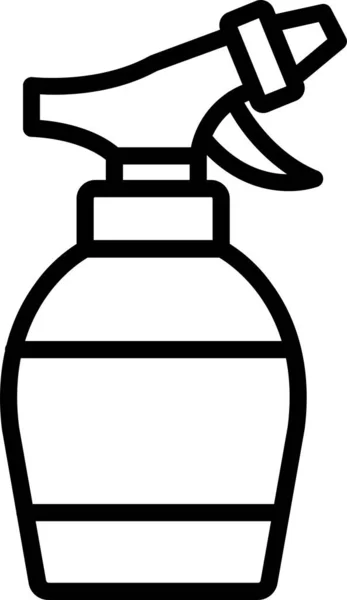 Water Spray Bottle Icon Outline Style — Stock Vector