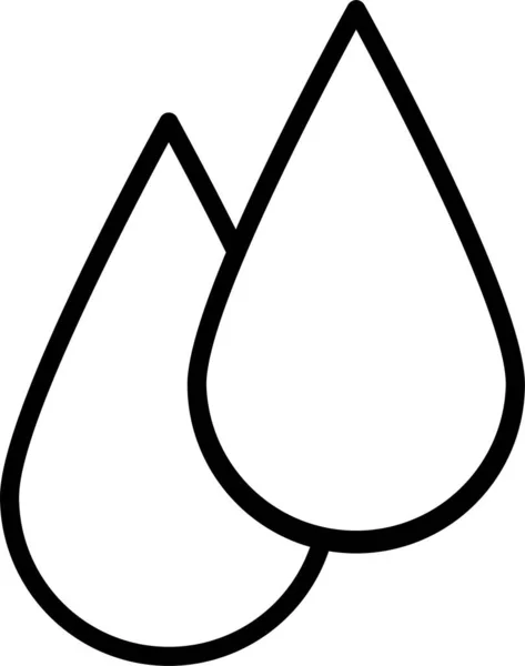 Icono Transfusión Donación Sangre Estilo Esquema — Vector de stock