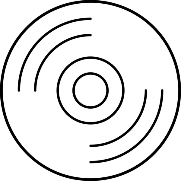 Dvd Kompaktes Symbol — Stockvektor