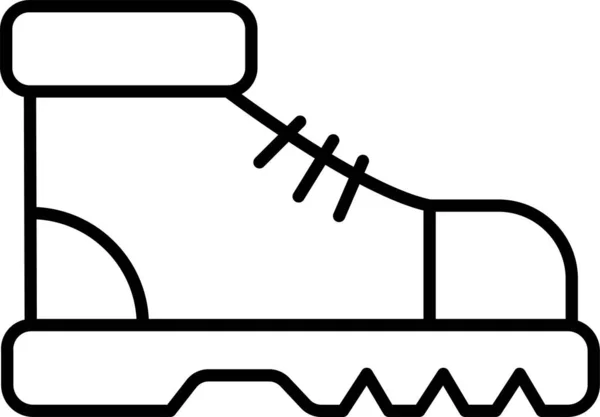 Обувь Ходить Кемпинг Значок — стоковый вектор