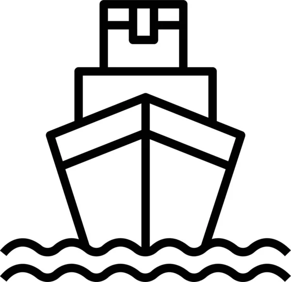 Spedizione Container Icona — Vettoriale Stock