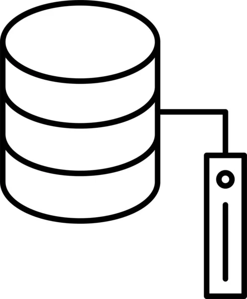 Schutz Datenbank Speichersymbol — Stockvektor