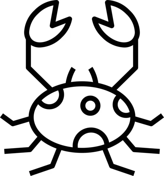 Escorpio Zodiaco Animal Icono — Vector de stock