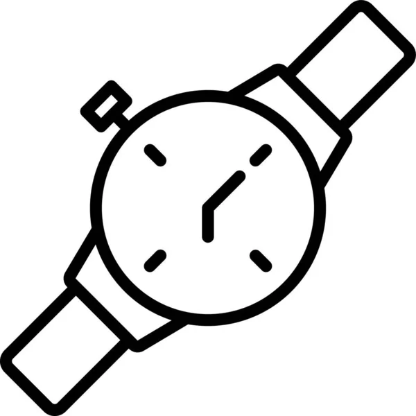 Reloj Pulsera Icono Del Reloj — Archivo Imágenes Vectoriales