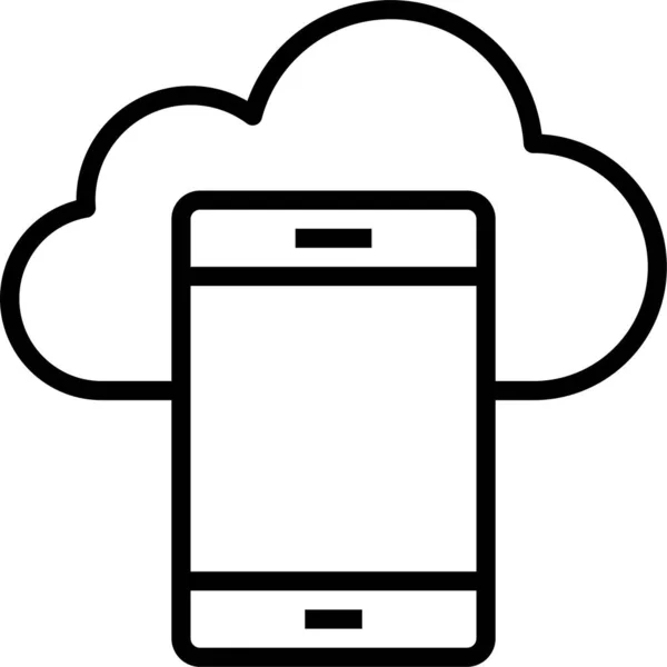 Иконка Технологии Мобильного Телефона — стоковый вектор