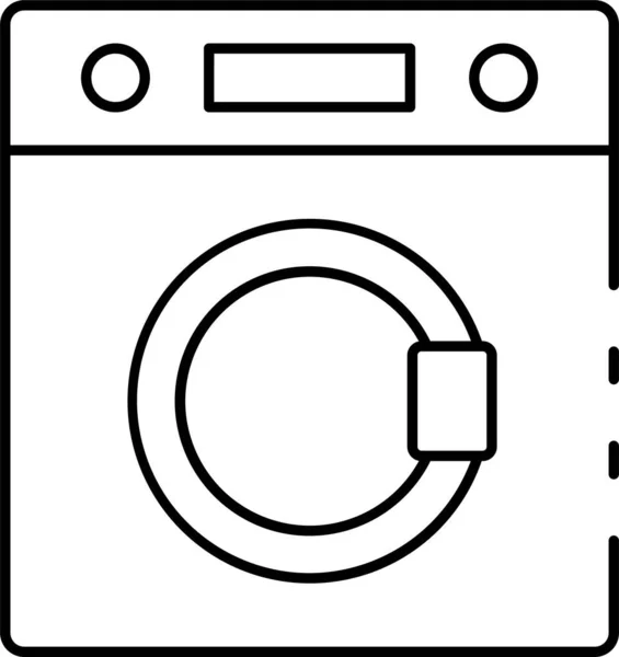 Ikona Pračky Oblečení — Stockový vektor