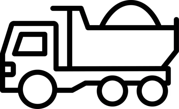 Lastbil Leverans Ikon — Stock vektor