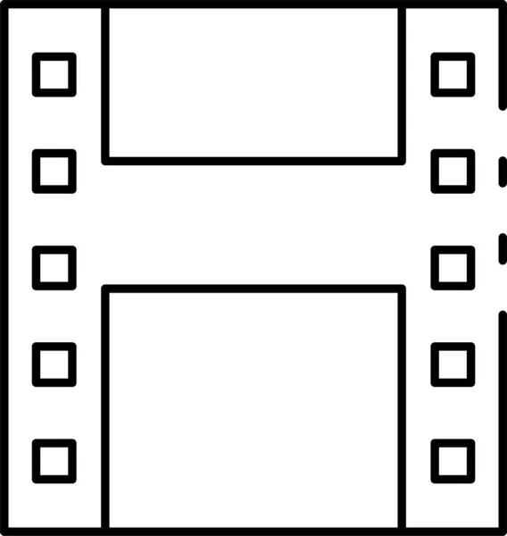 电影卷轴电影图标 — 图库矢量图片