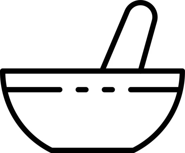 碗配药图标 — 图库矢量图片