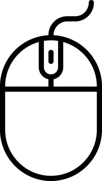 Ratón Clicker Icono Electrónico — Vector de stock