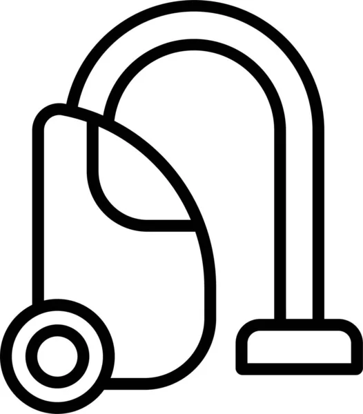 Cleaning Vacuums Electrical Icon Outline Style — Stock Vector