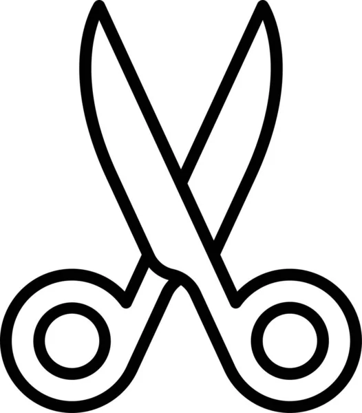 Scissors Cutting Tool Icon — Stock Vector