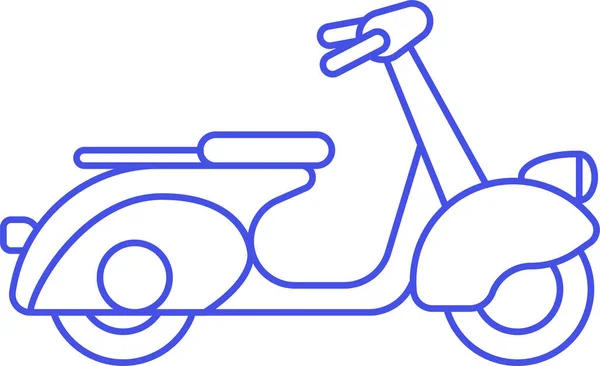 Blaues Landlicht Symbol Der Kategorie Fahrzeuge Verkehrsträger — Stockvektor